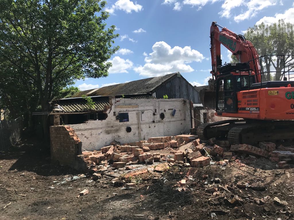 Avonley Road  during Demolition2